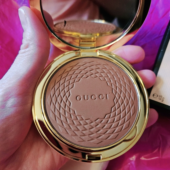 Gucci Sun-Kissed Glow Bronzer+Dust Bag+Brush NIB - Picture 2 of 16